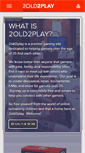 Mobile Screenshot of 2old2play.com